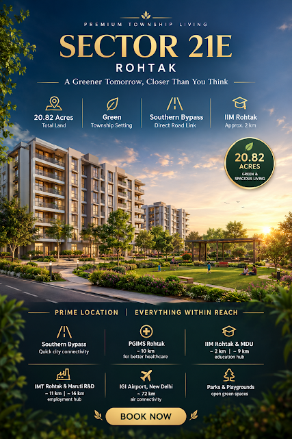 Royal Green World City location map - Village Dobh, Sector 21E, Rohtak, Haryana